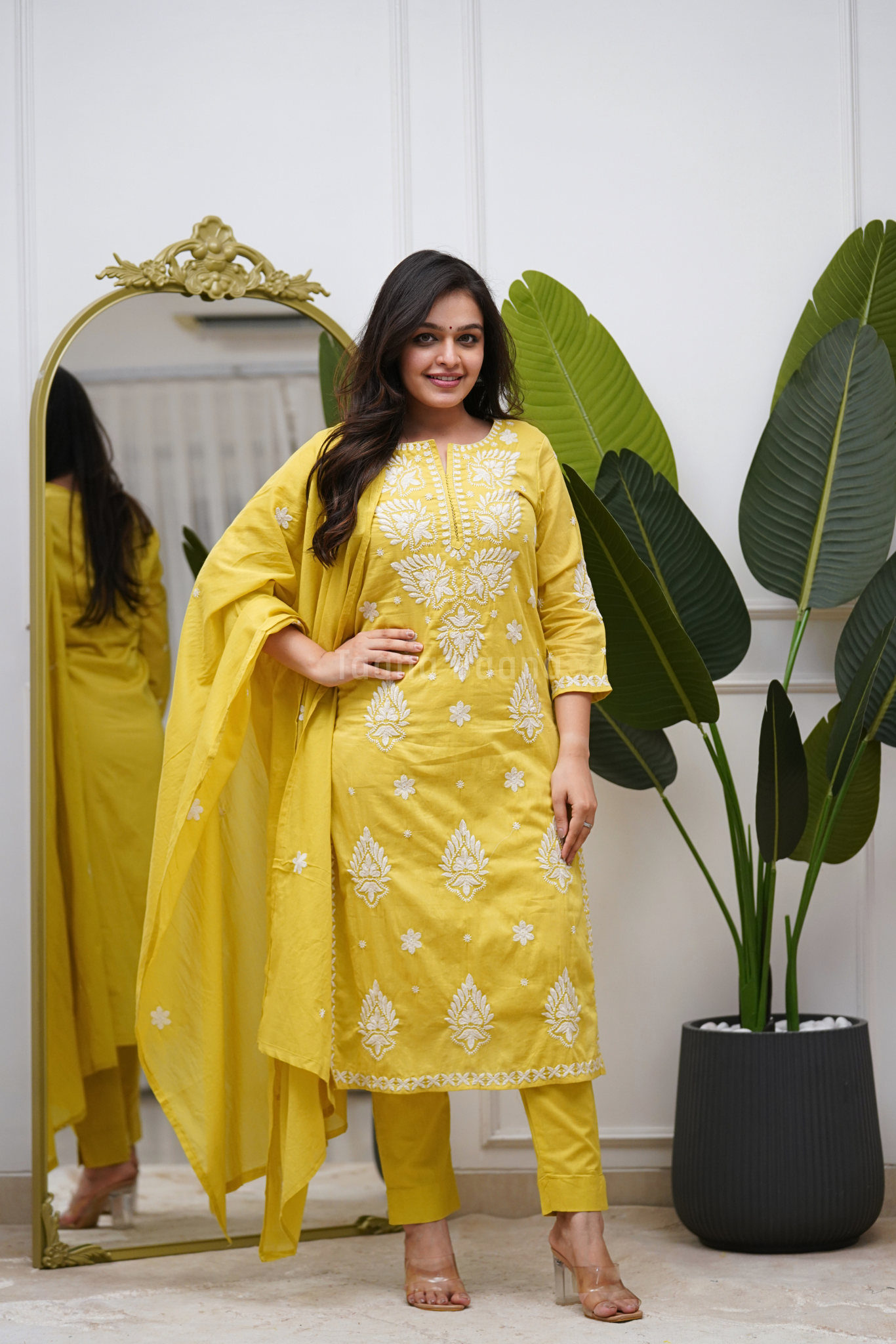 Dupatta Pant Set