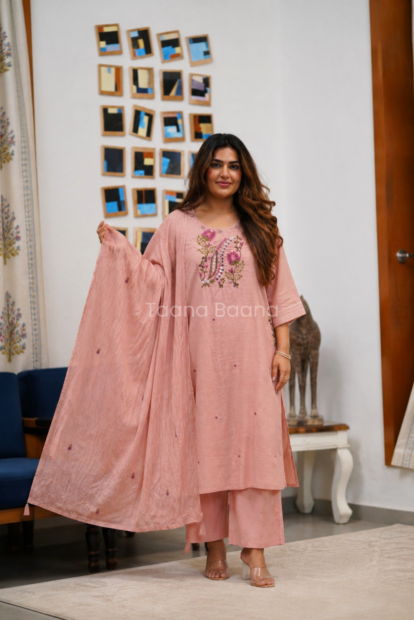 Dupatta Pant Set
