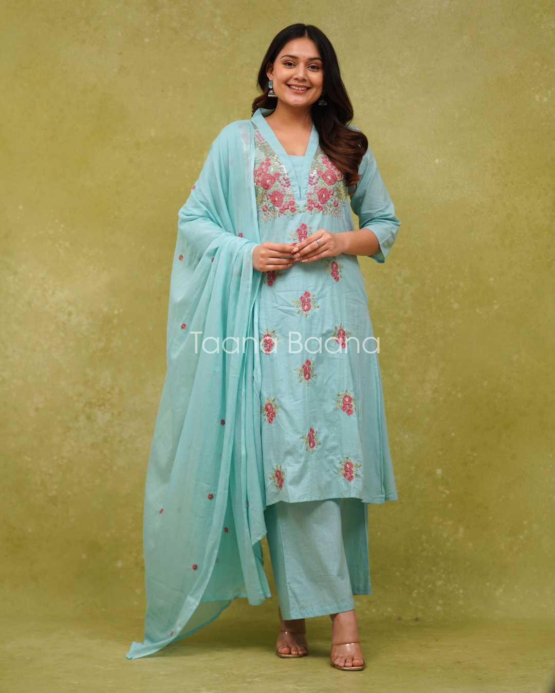 Dupatta Pant Set