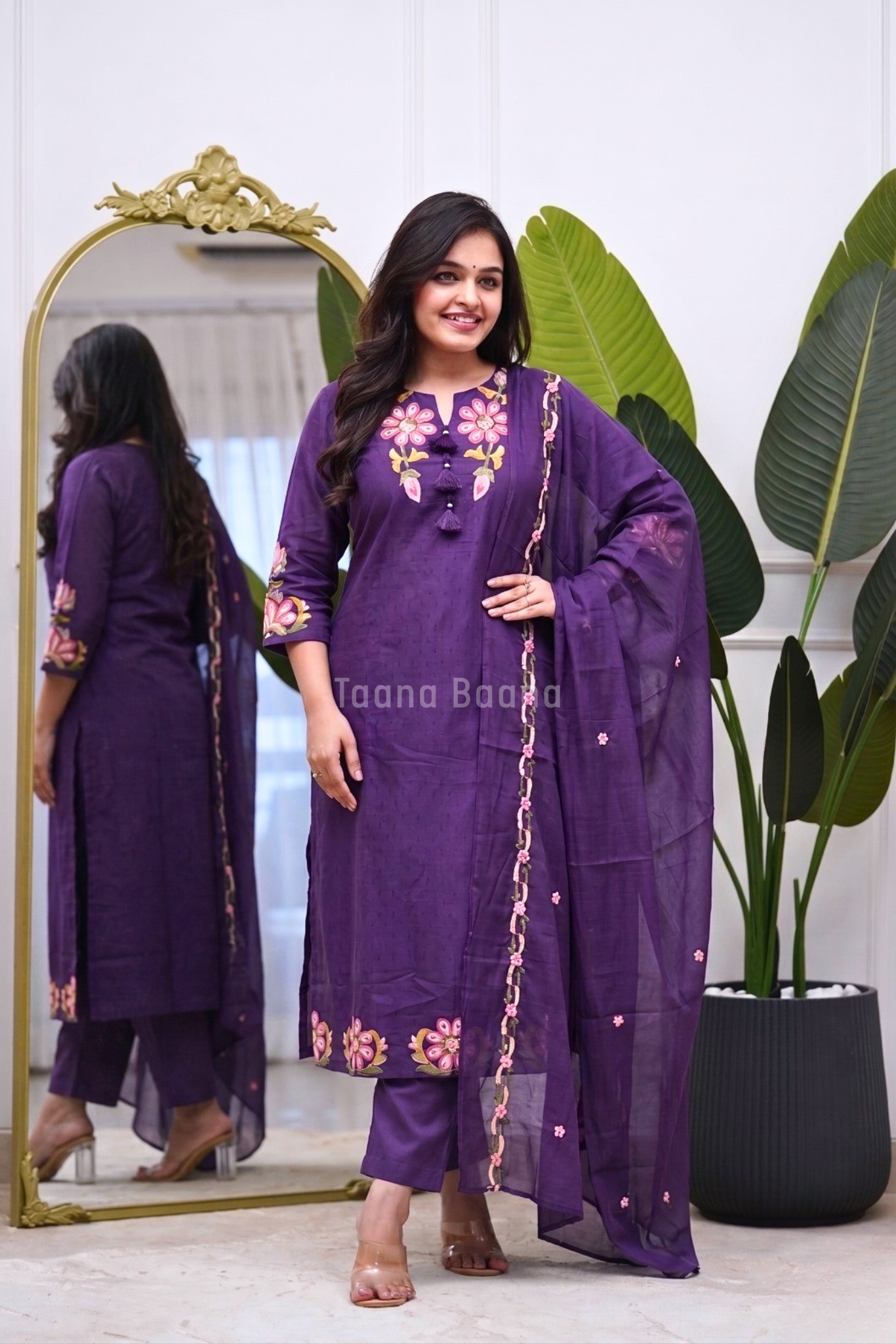 Dupatta Pant Set
