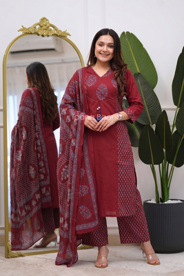 Dupatta Pant Set