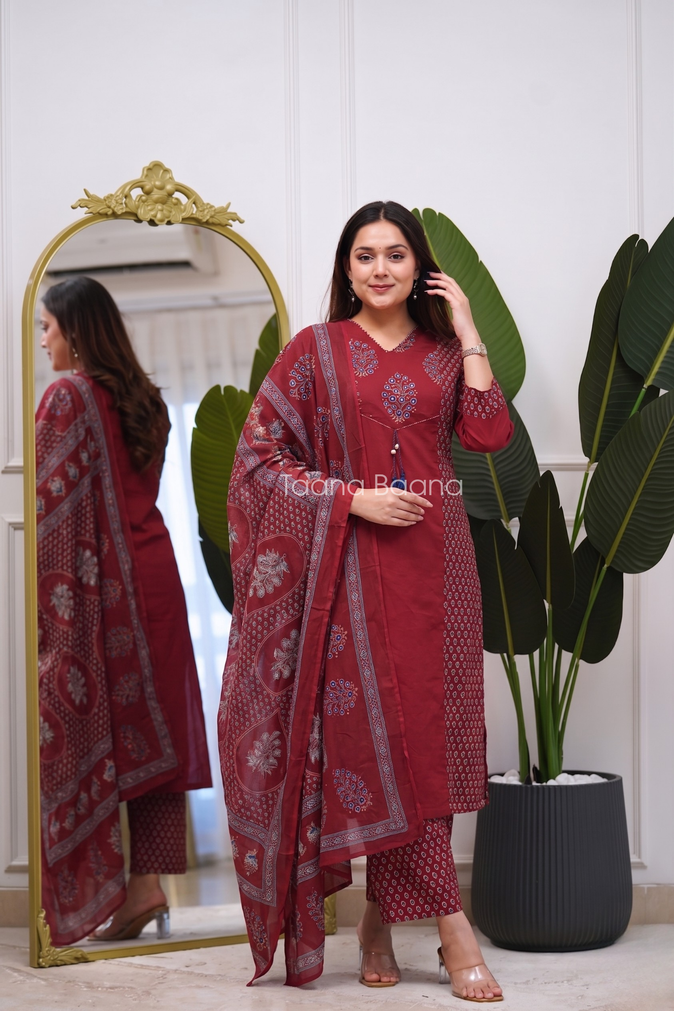 Dupatta Pant Set