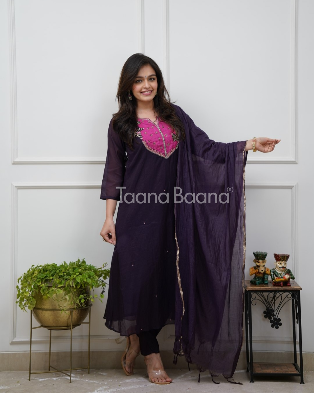 Dupatta Pant Set