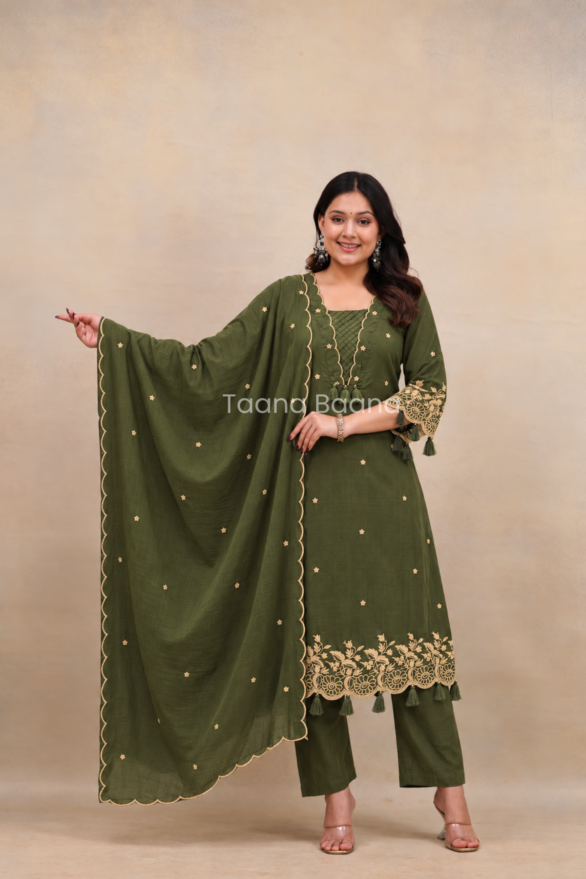 Dupatta Pant Set