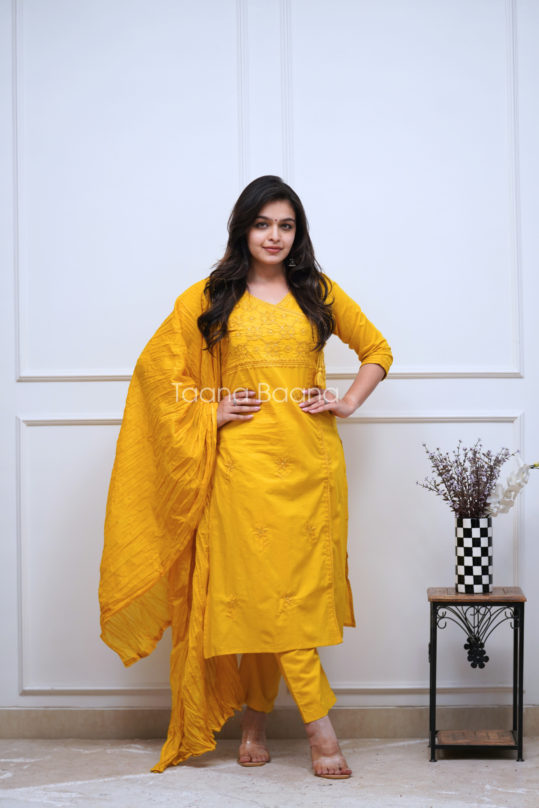 Dupatta Pant Set