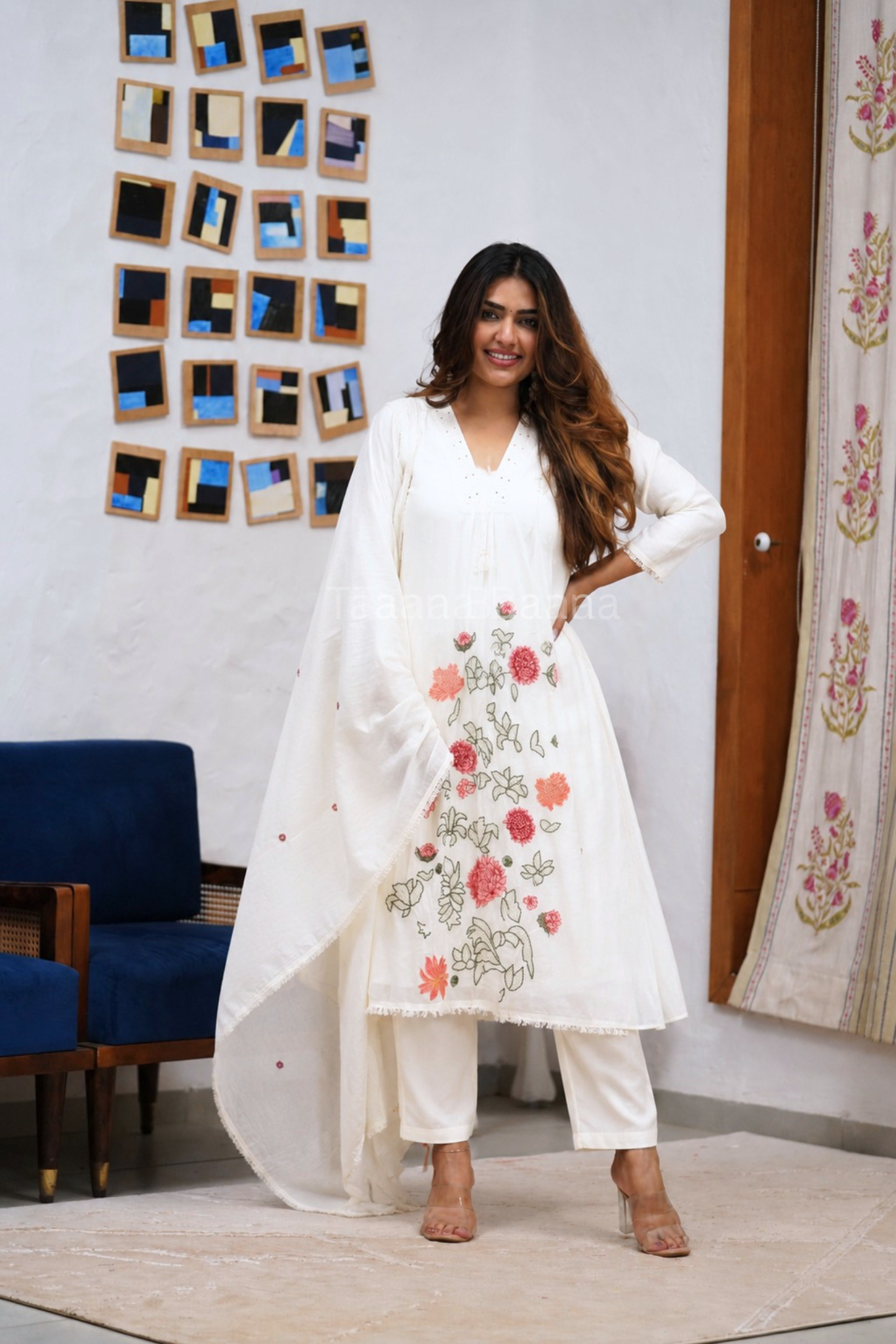 Dupatta Pant Set