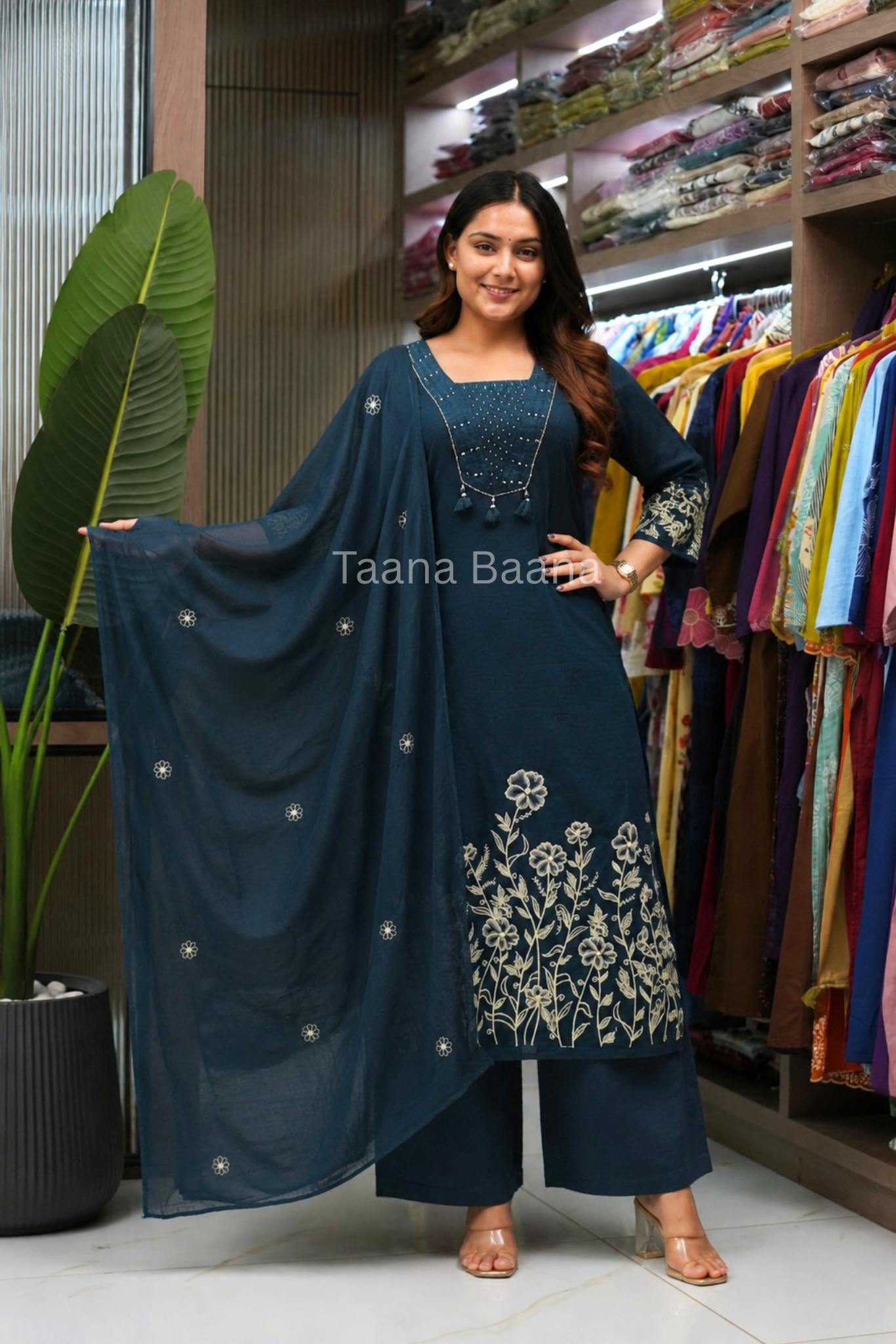 Dupatta Pant Set