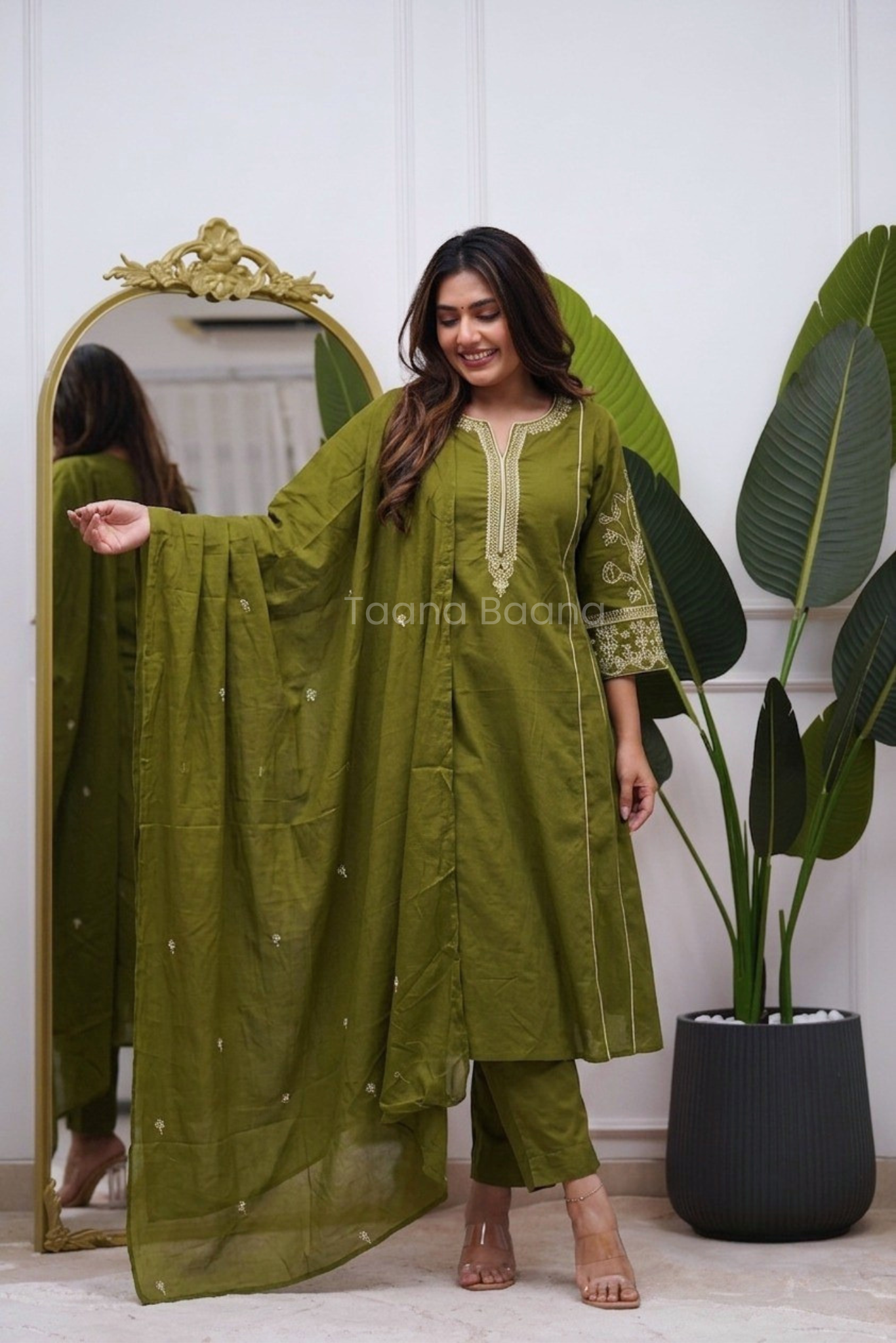 Dupatta Pant Set