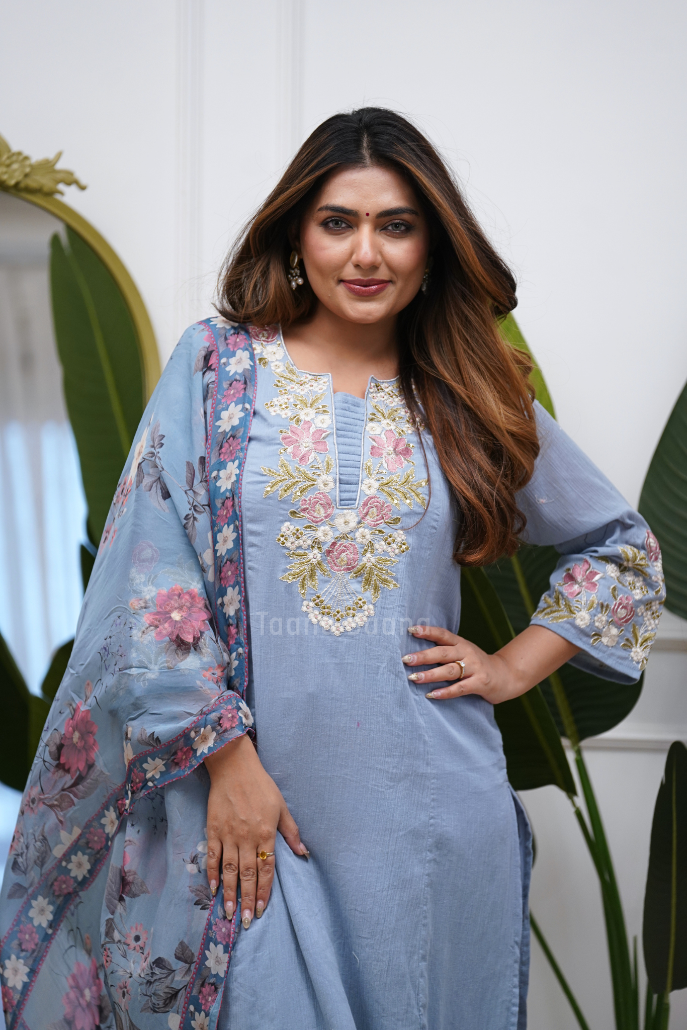 Dupatta Pant Set