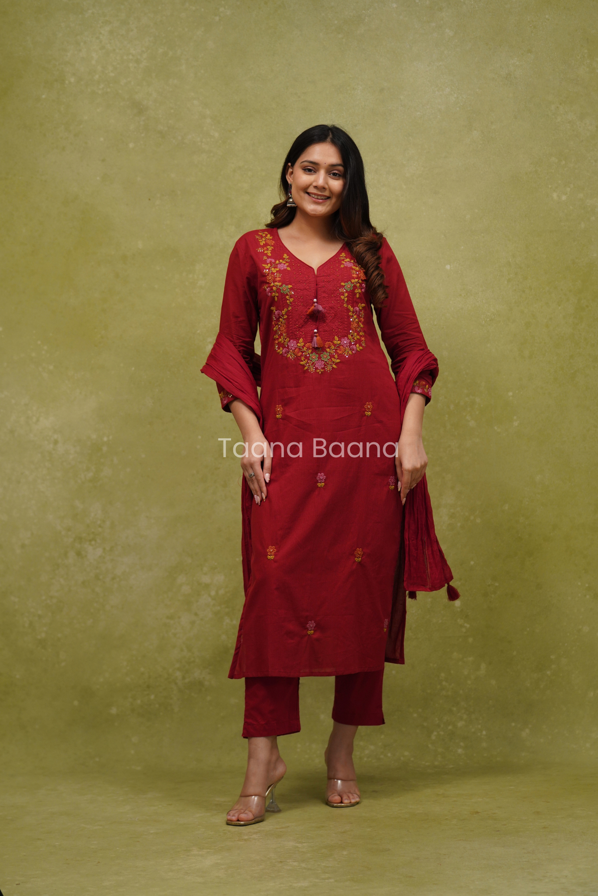 Dupatta Pant Set