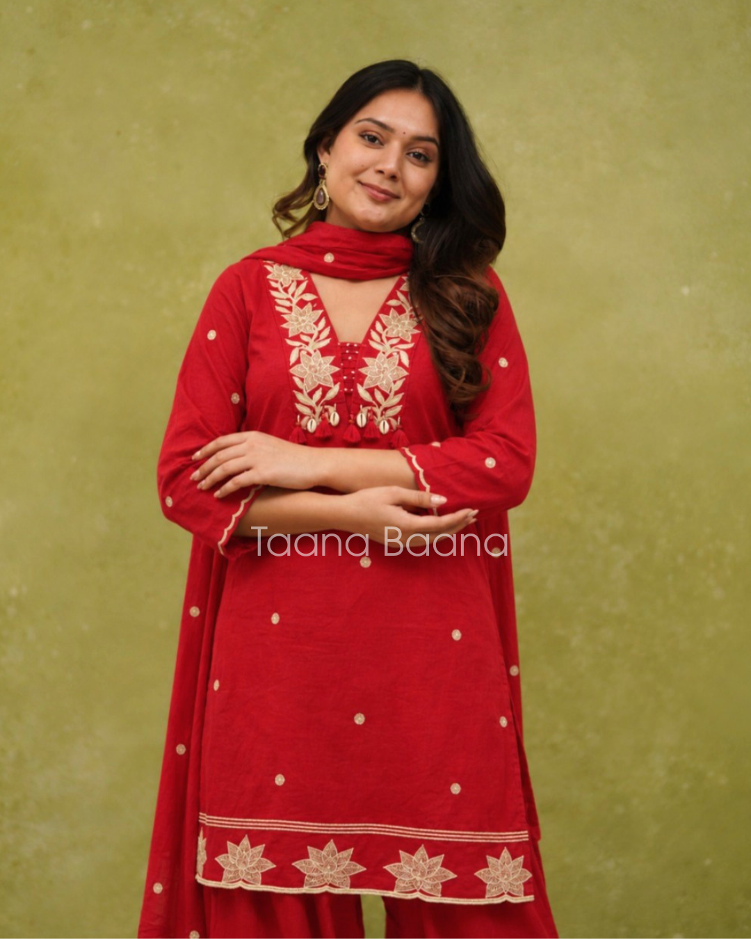 Dupatta Pant Set