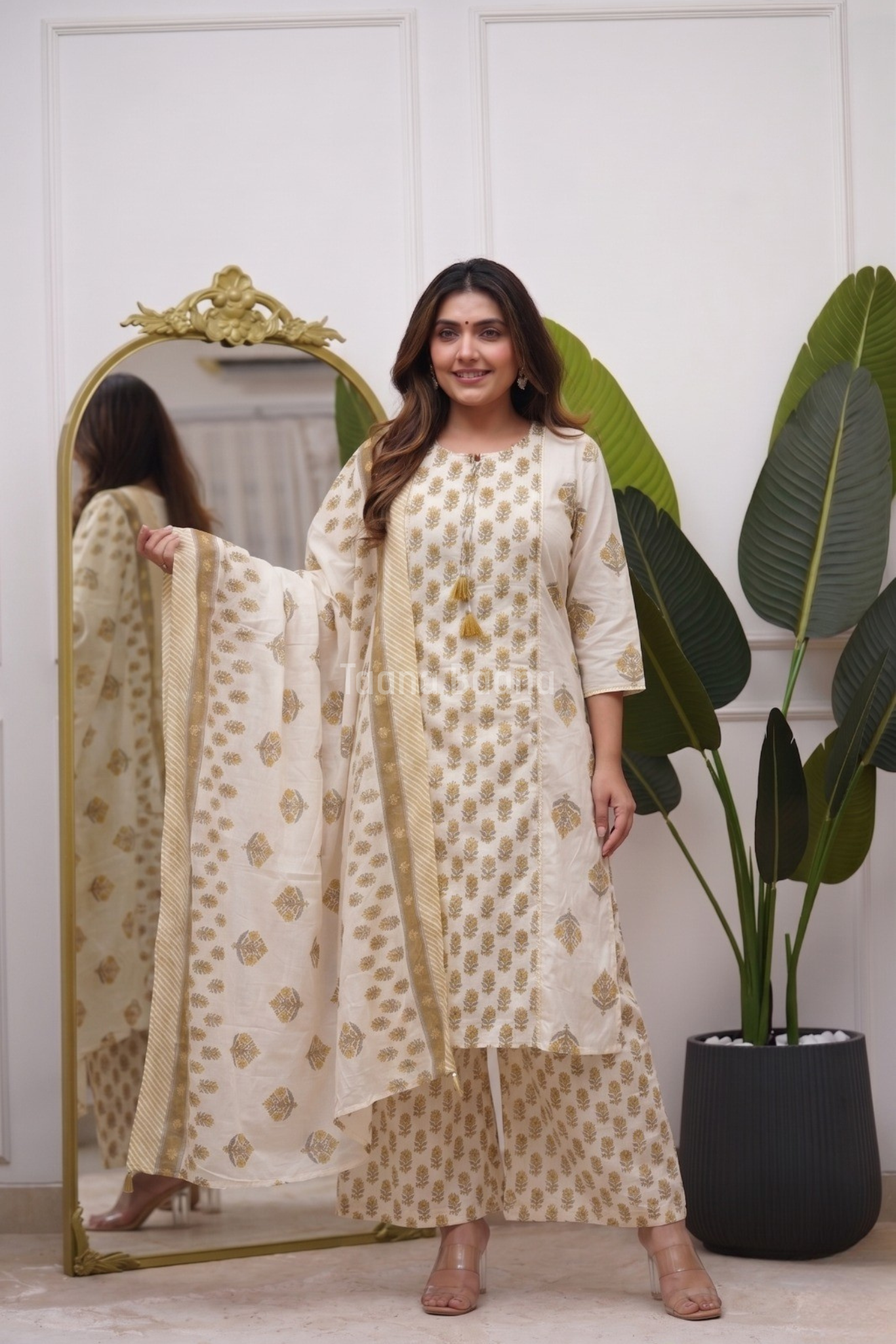 Dupatta Plazo Set
