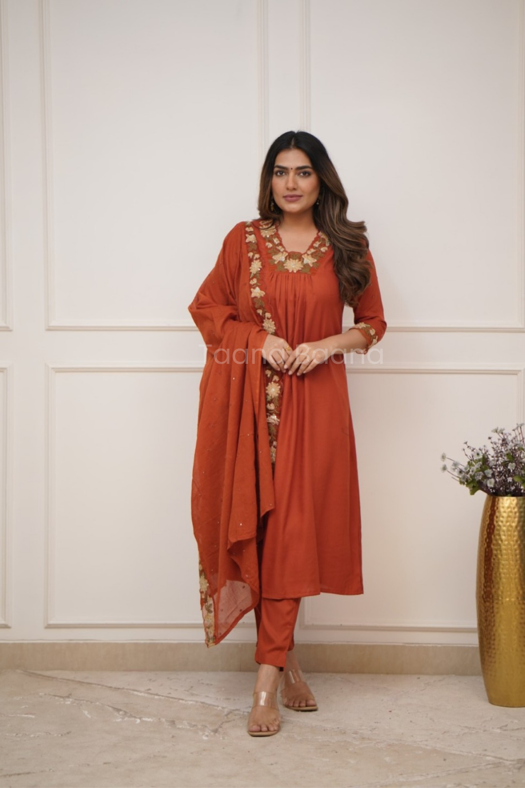 Dupatta Pant Set