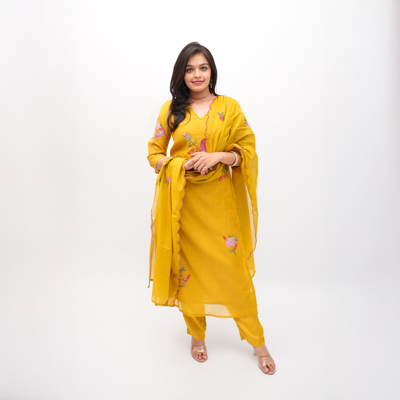 Dupatta Pants Set
