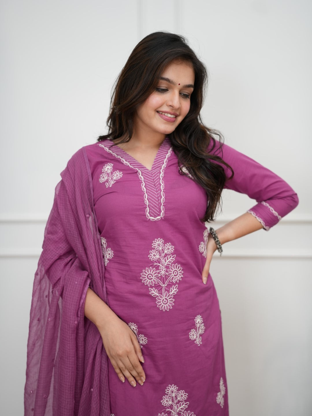 Dupatta Pants Set