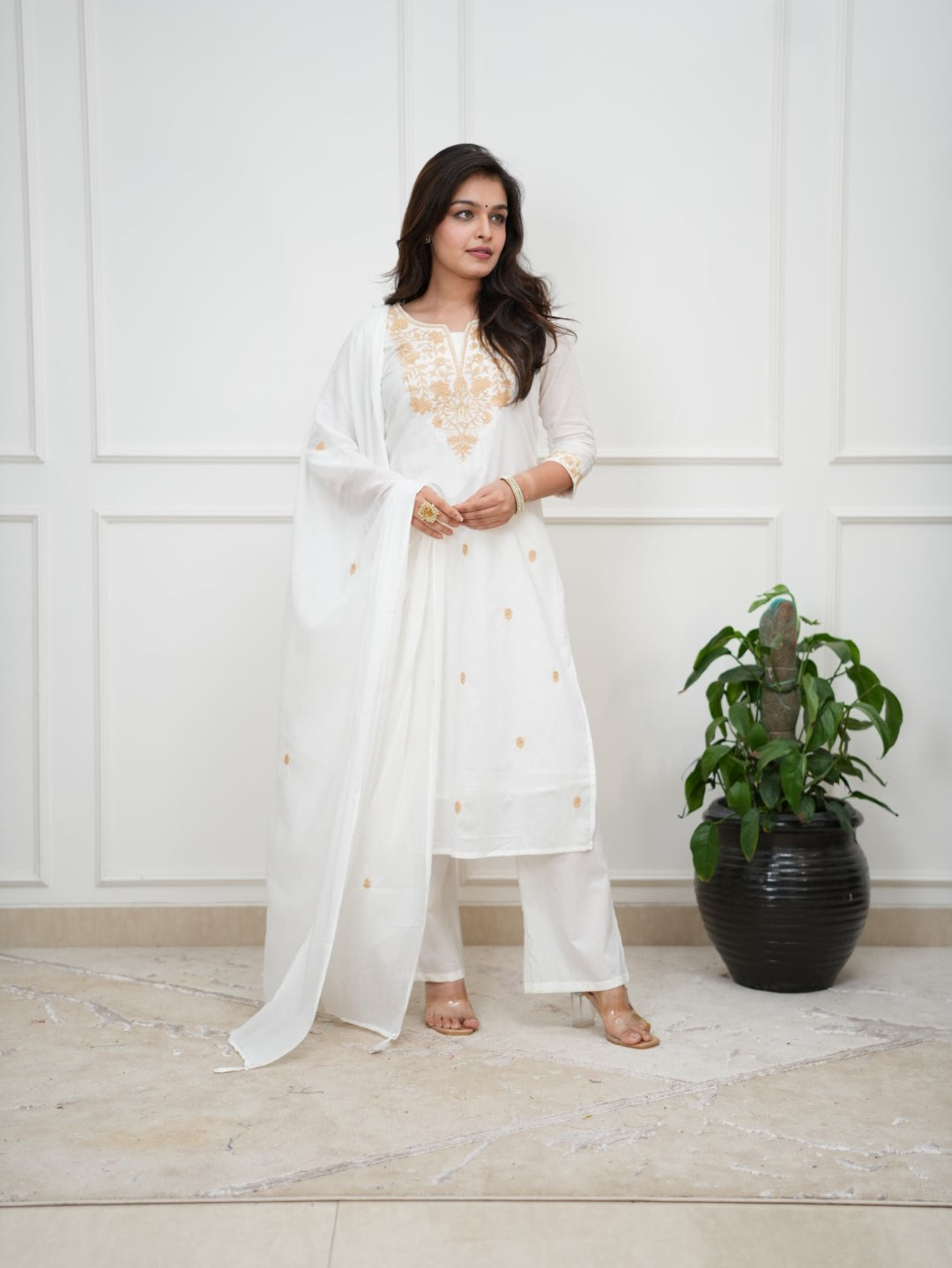 Dupatta Pants Set