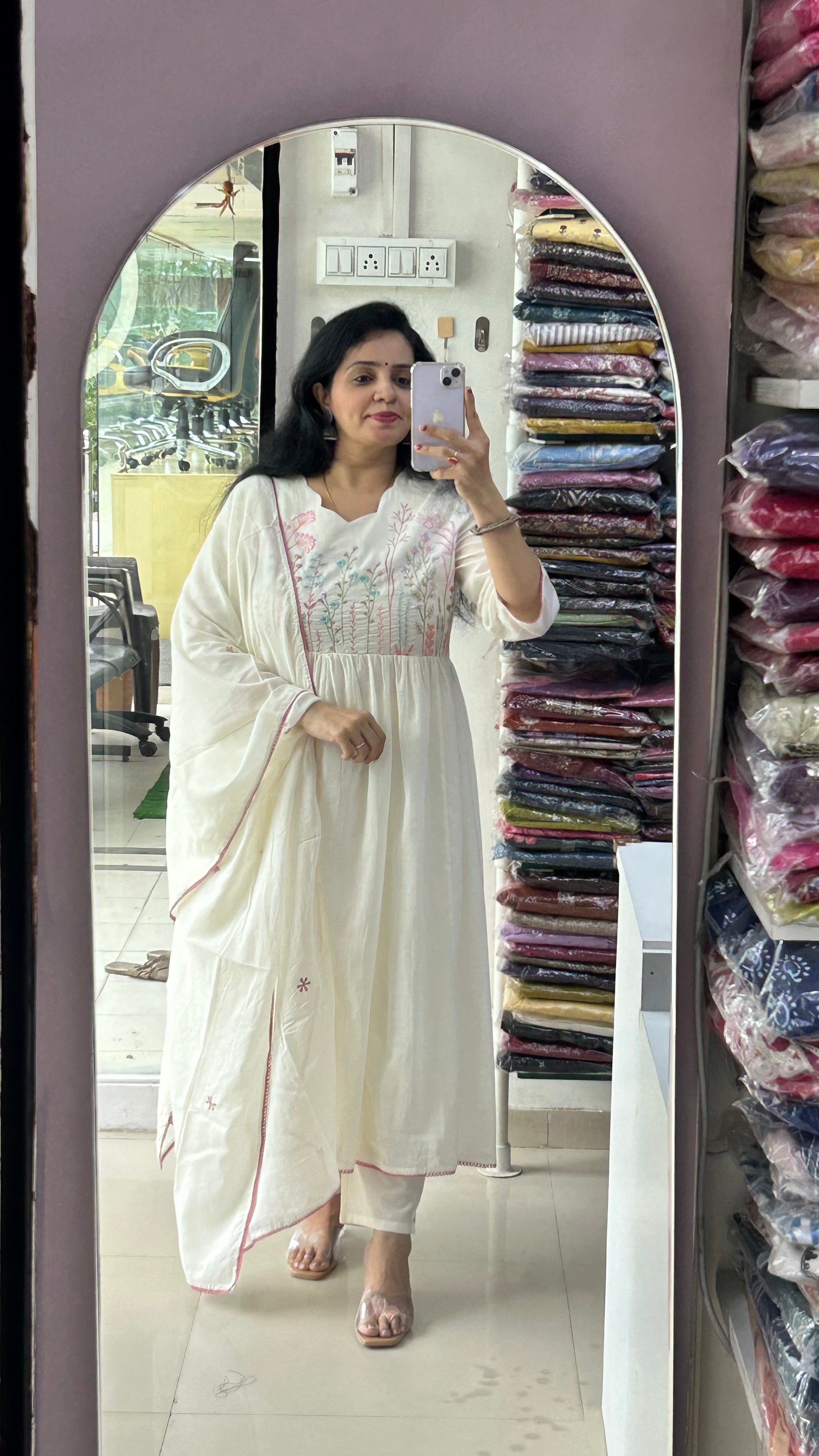 Dupatta Pant Set
