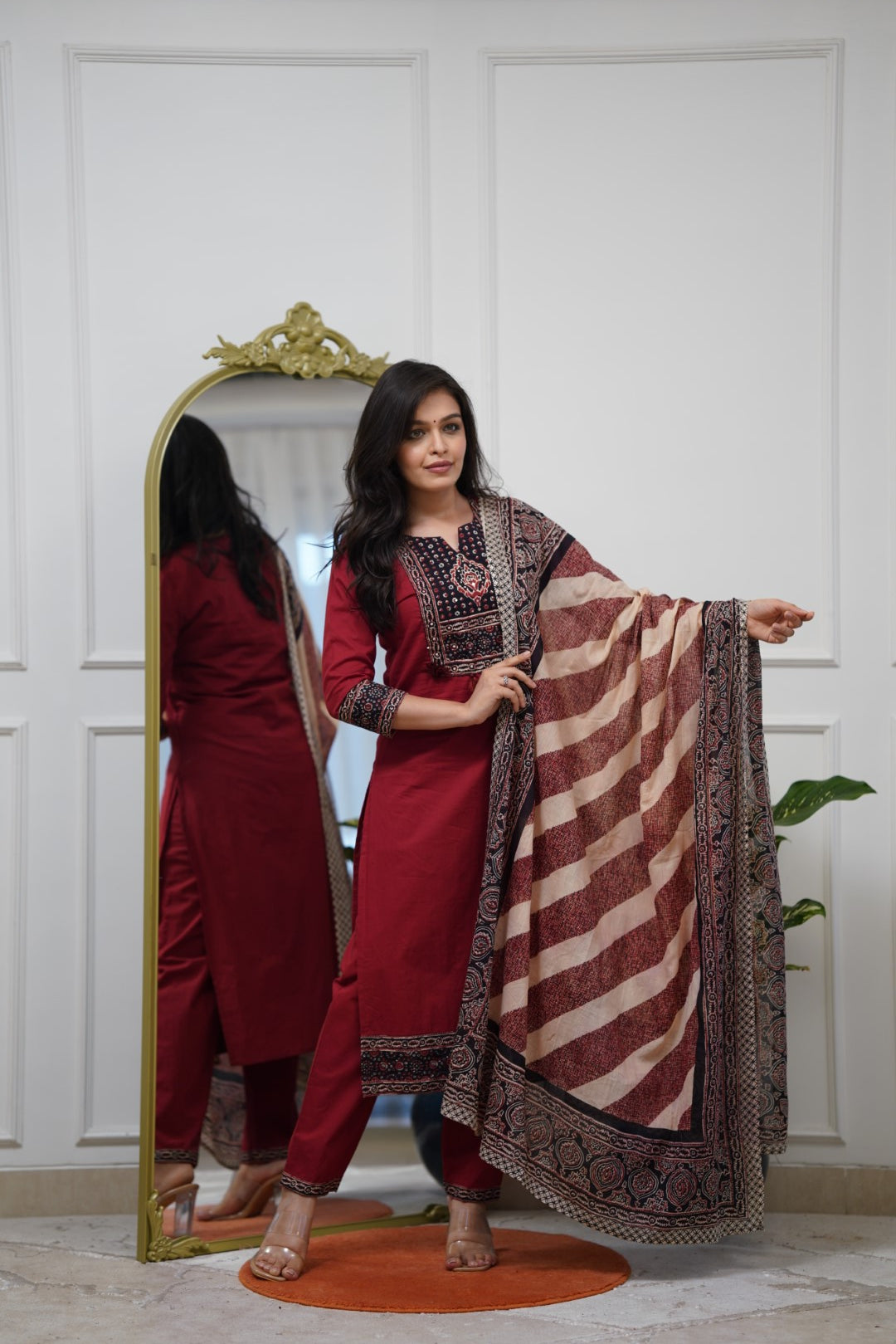 Dupatta Pant Set