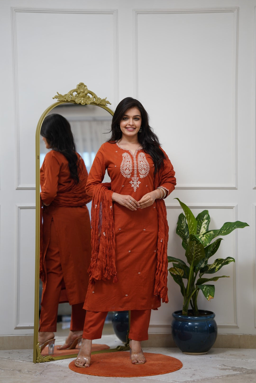Dupatta Pant Set