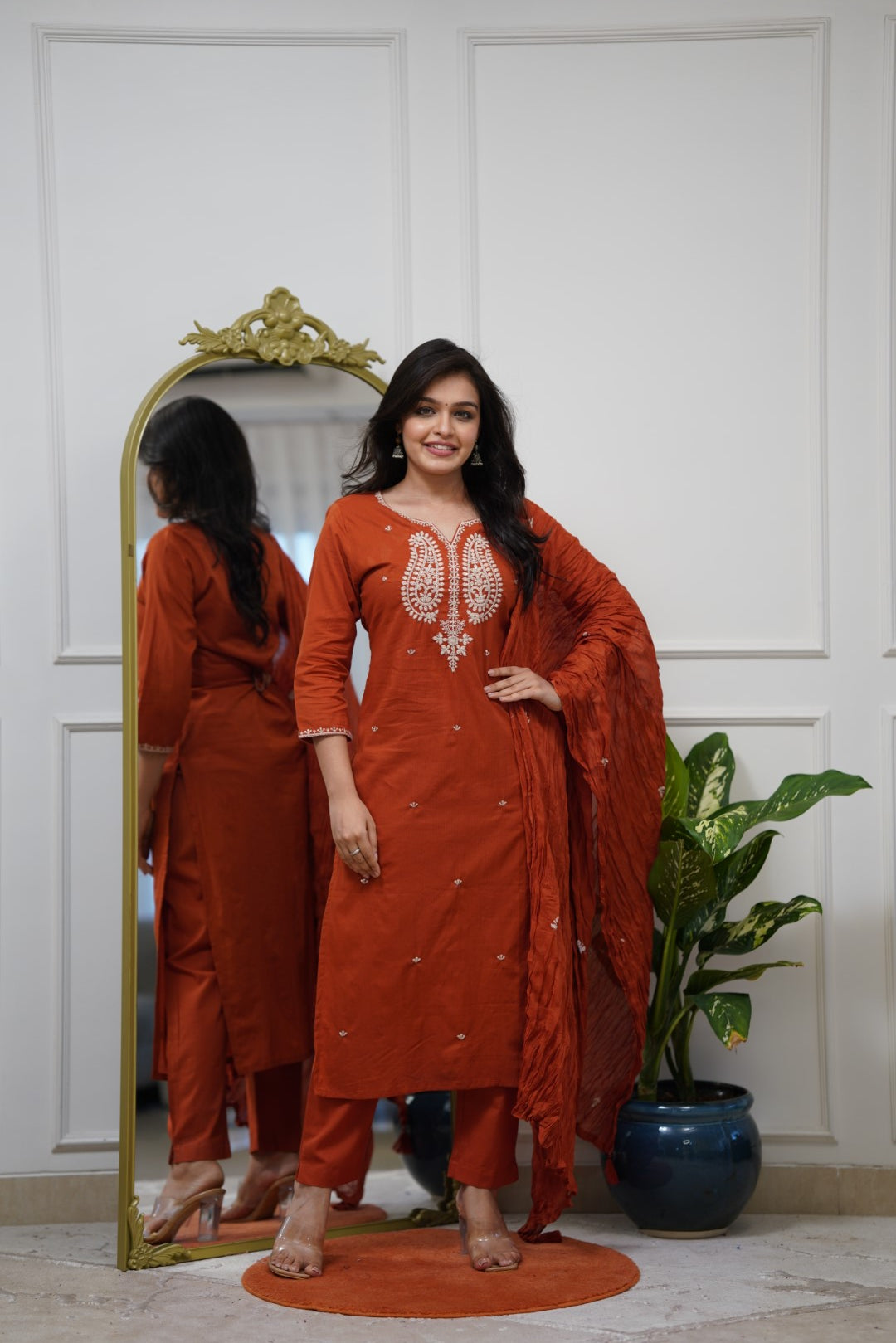 Dupatta Pant Set