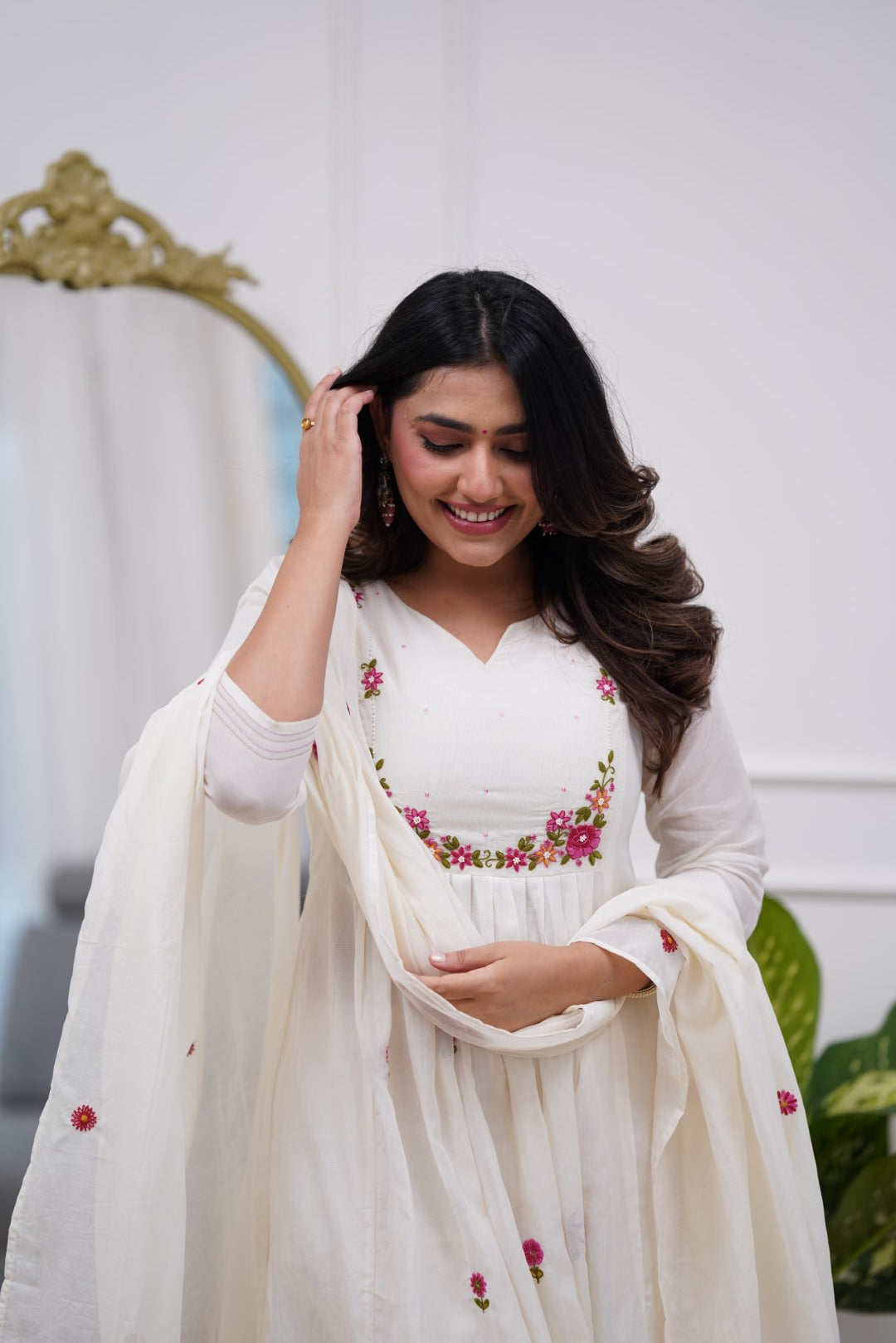 Dupatta Pant Set