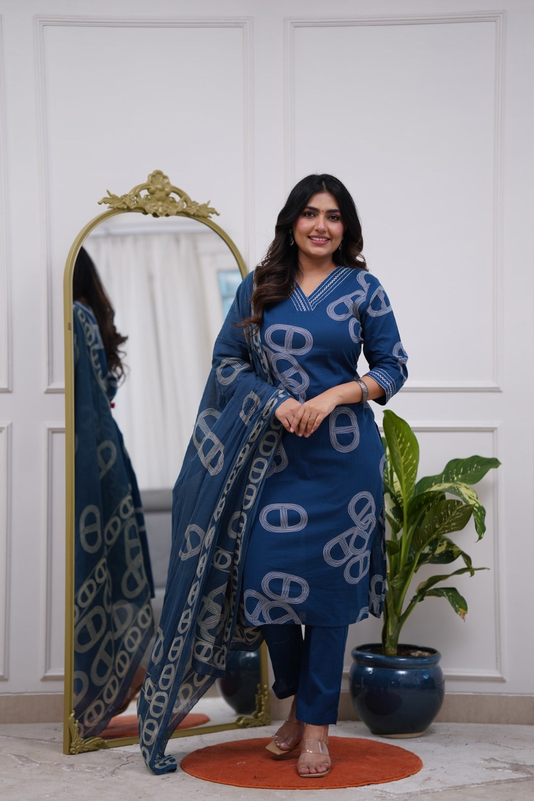Dupatta Pant Set