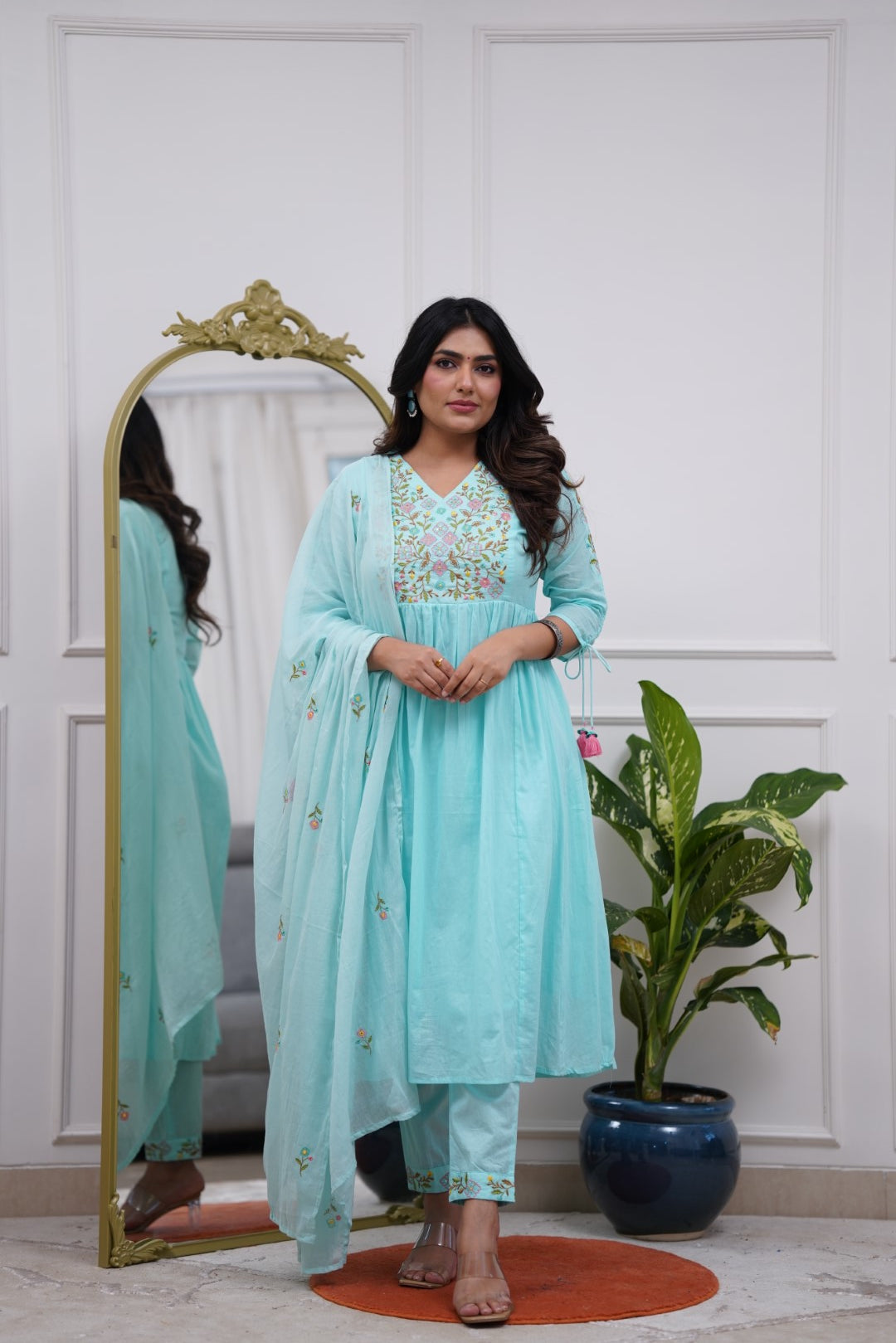 Dupatta Pant Set