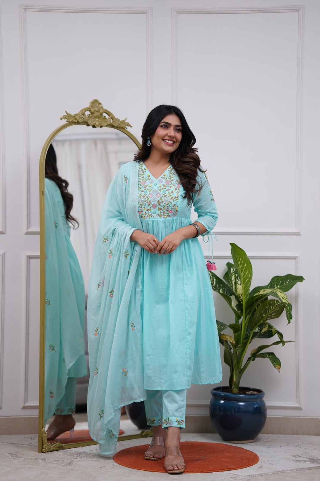 Dupatta Pant Set