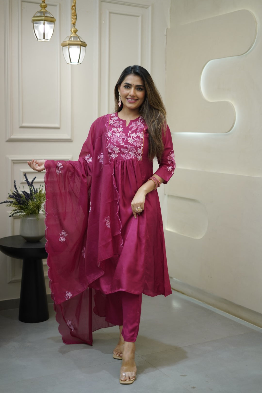 Dupatta Pants Set
