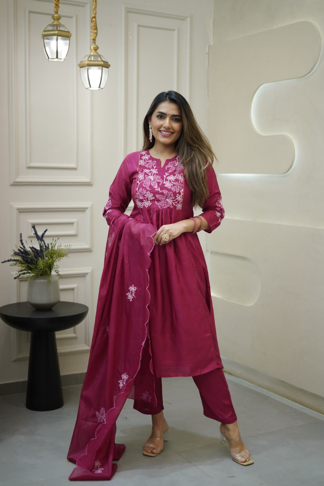 Dupatta Pants Set