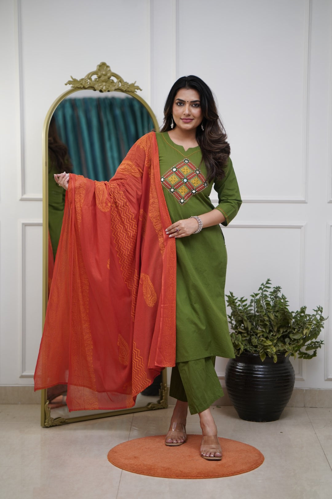 Dupatta Pant Set