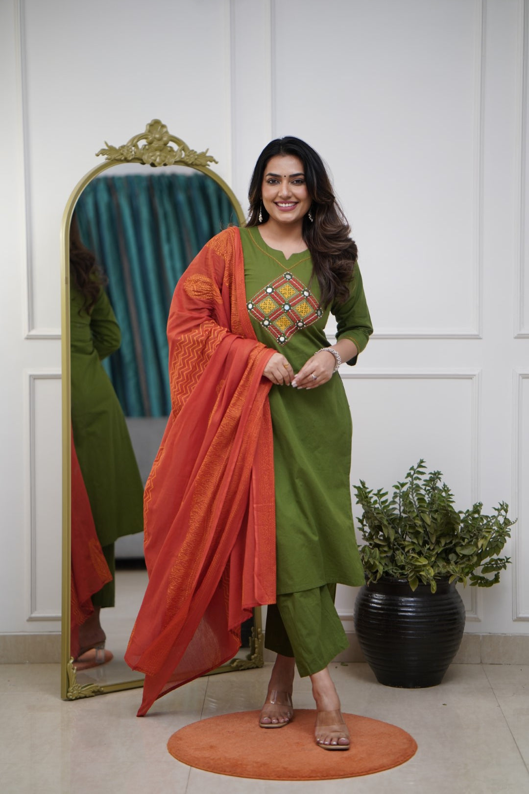 Dupatta Pant Set