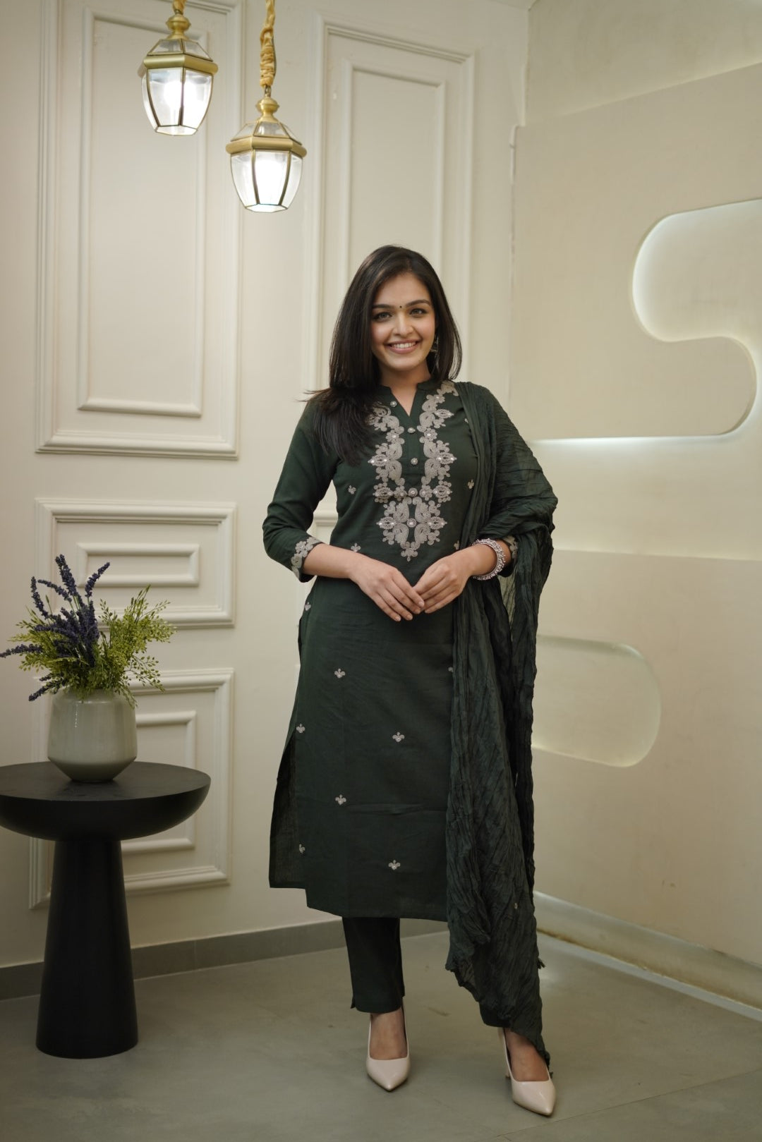 Dupatta Pant Set