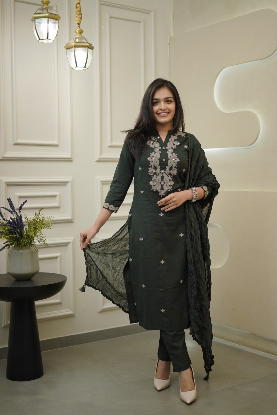 Dupatta Pant Set