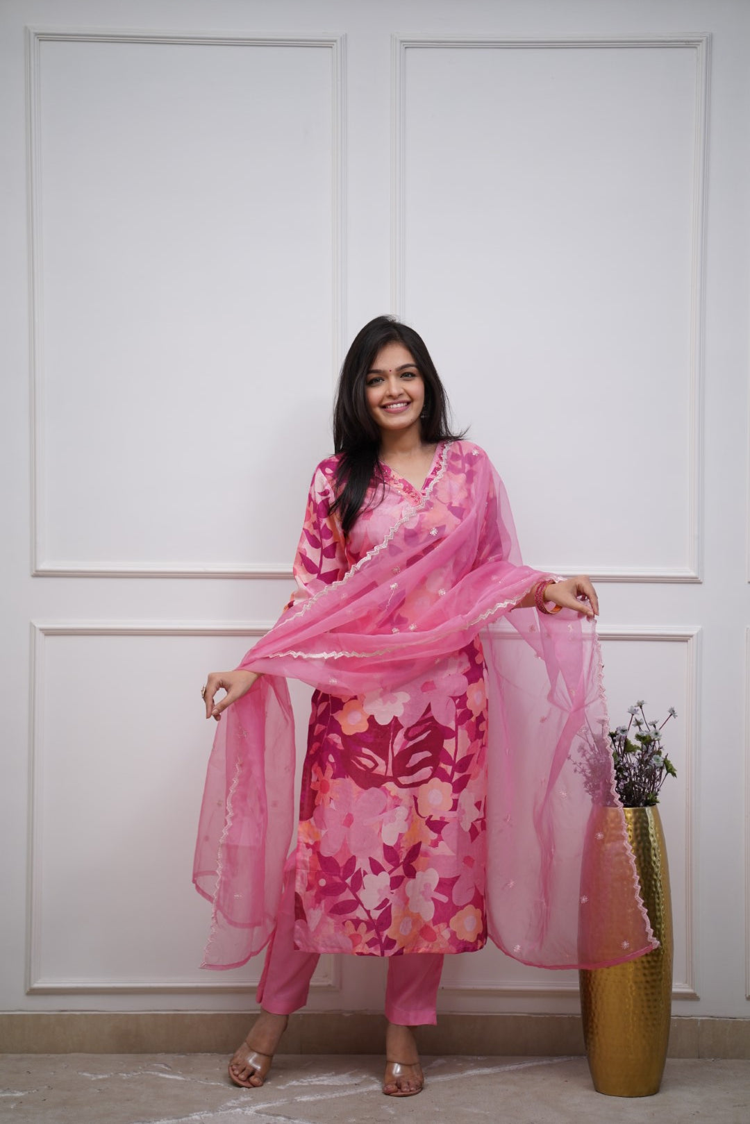 Dupatta Pants Set