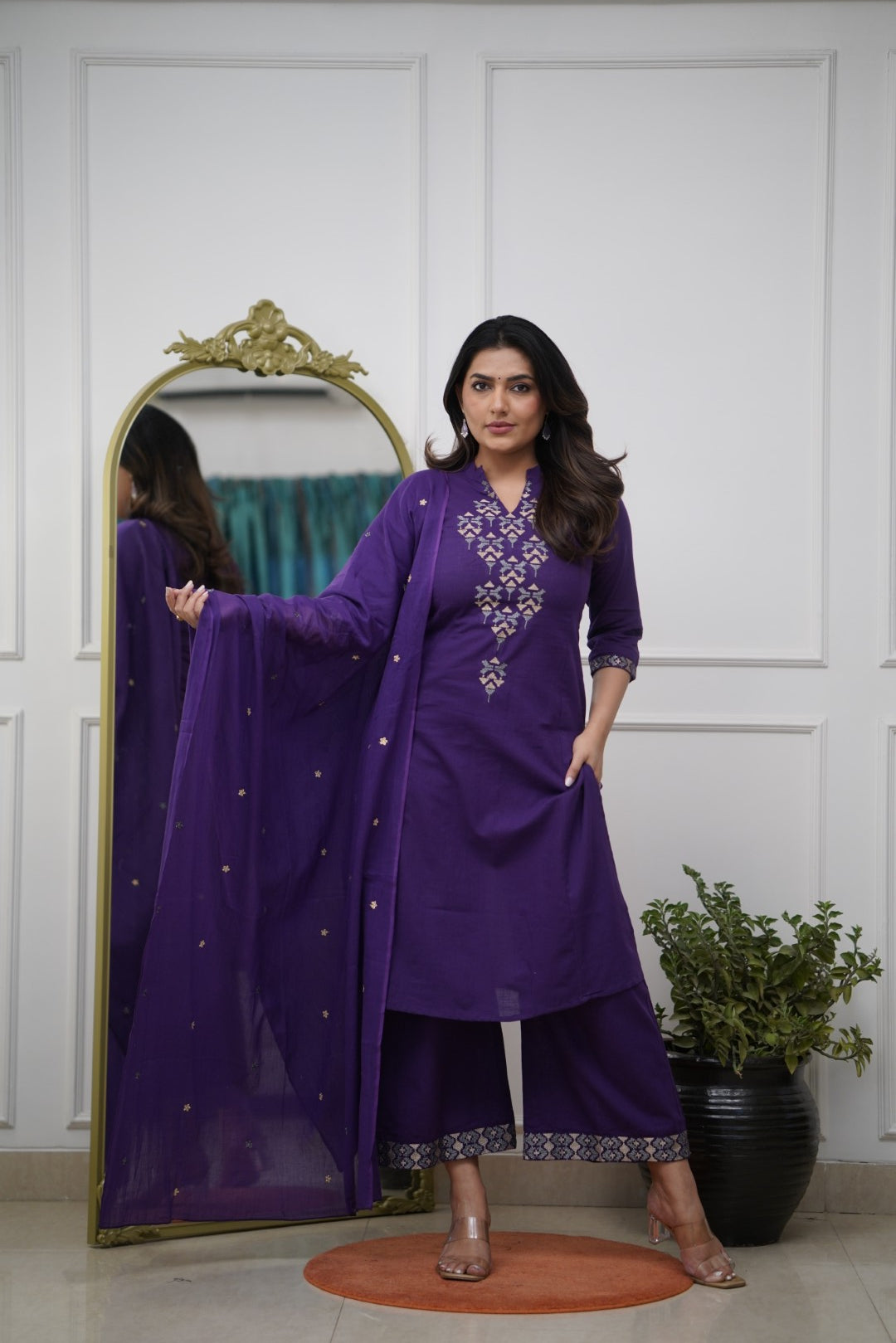 Dupatta Pants Set