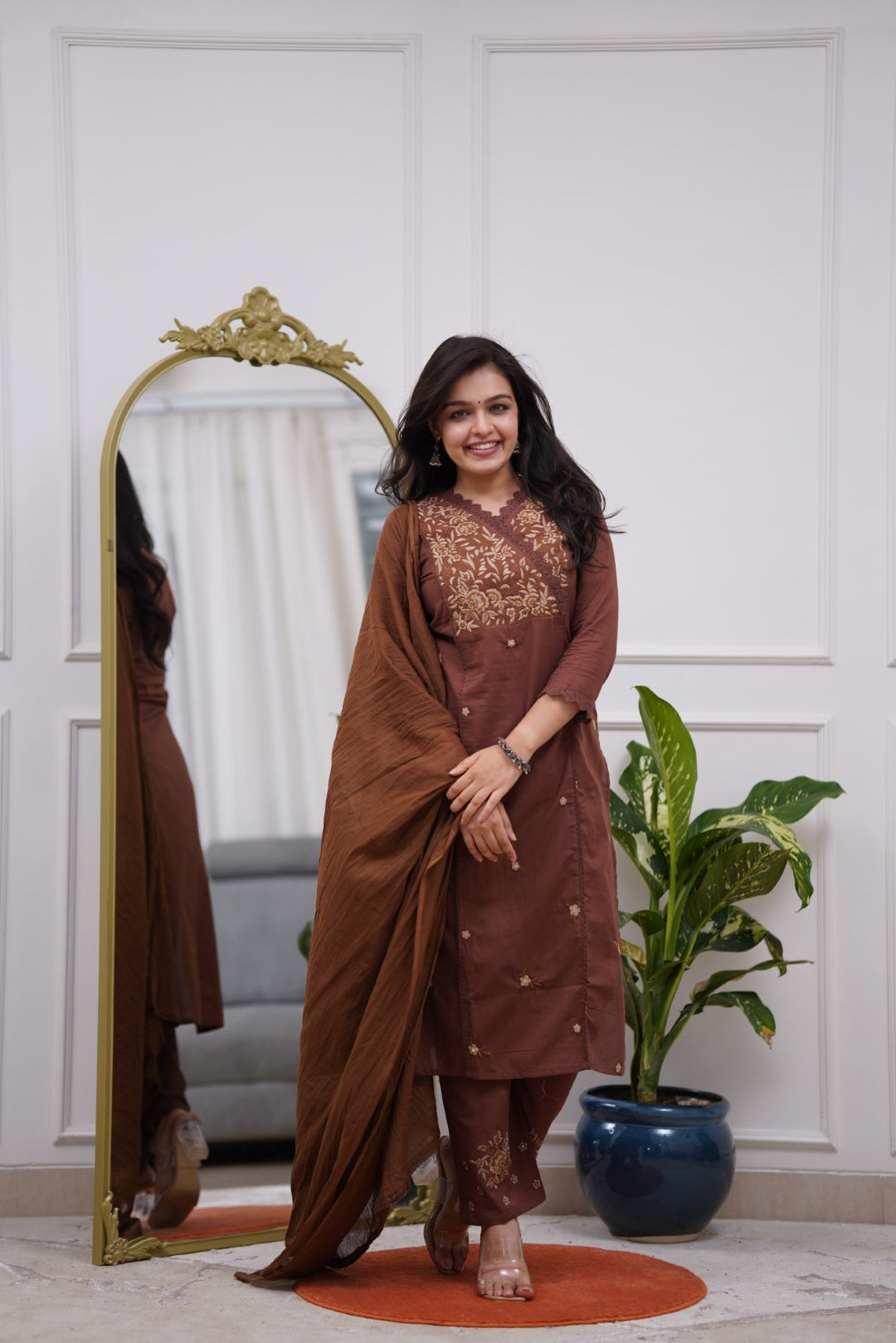 Dupatta Pant Set