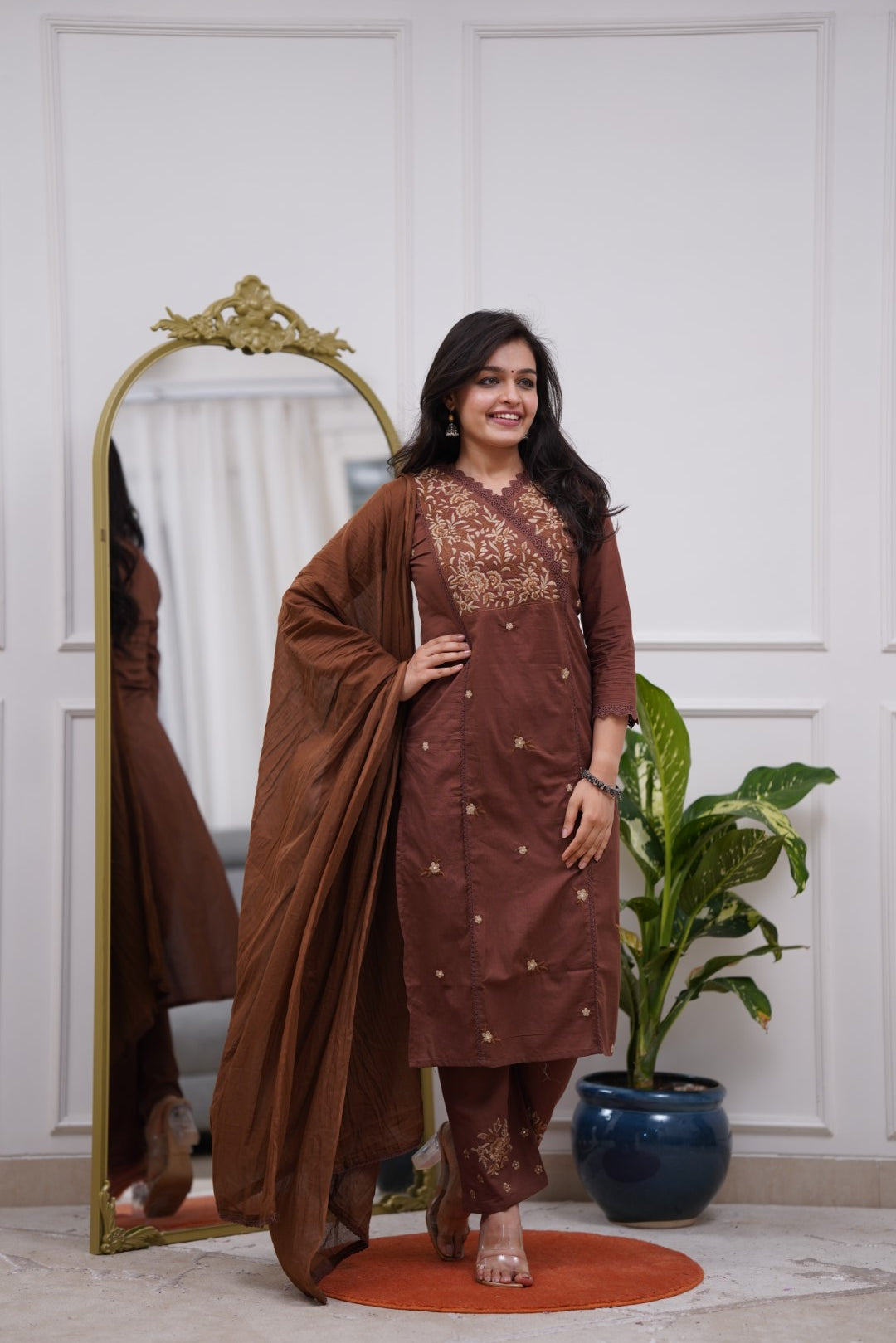 Dupatta Pant Set