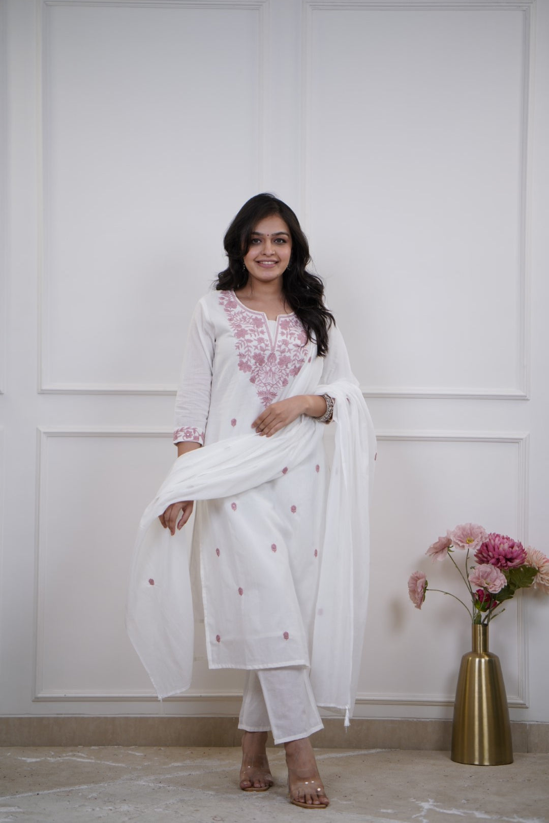 Dupatta Pants Set