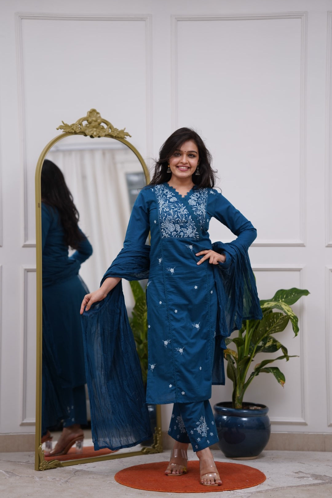 Dupatta Pant Set
