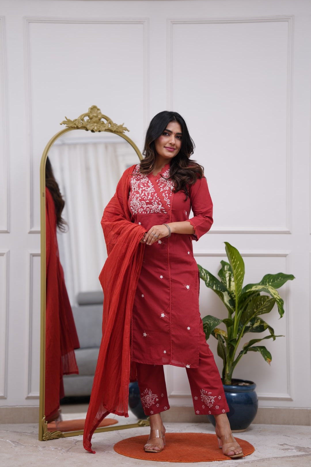 Dupatta Pant Set