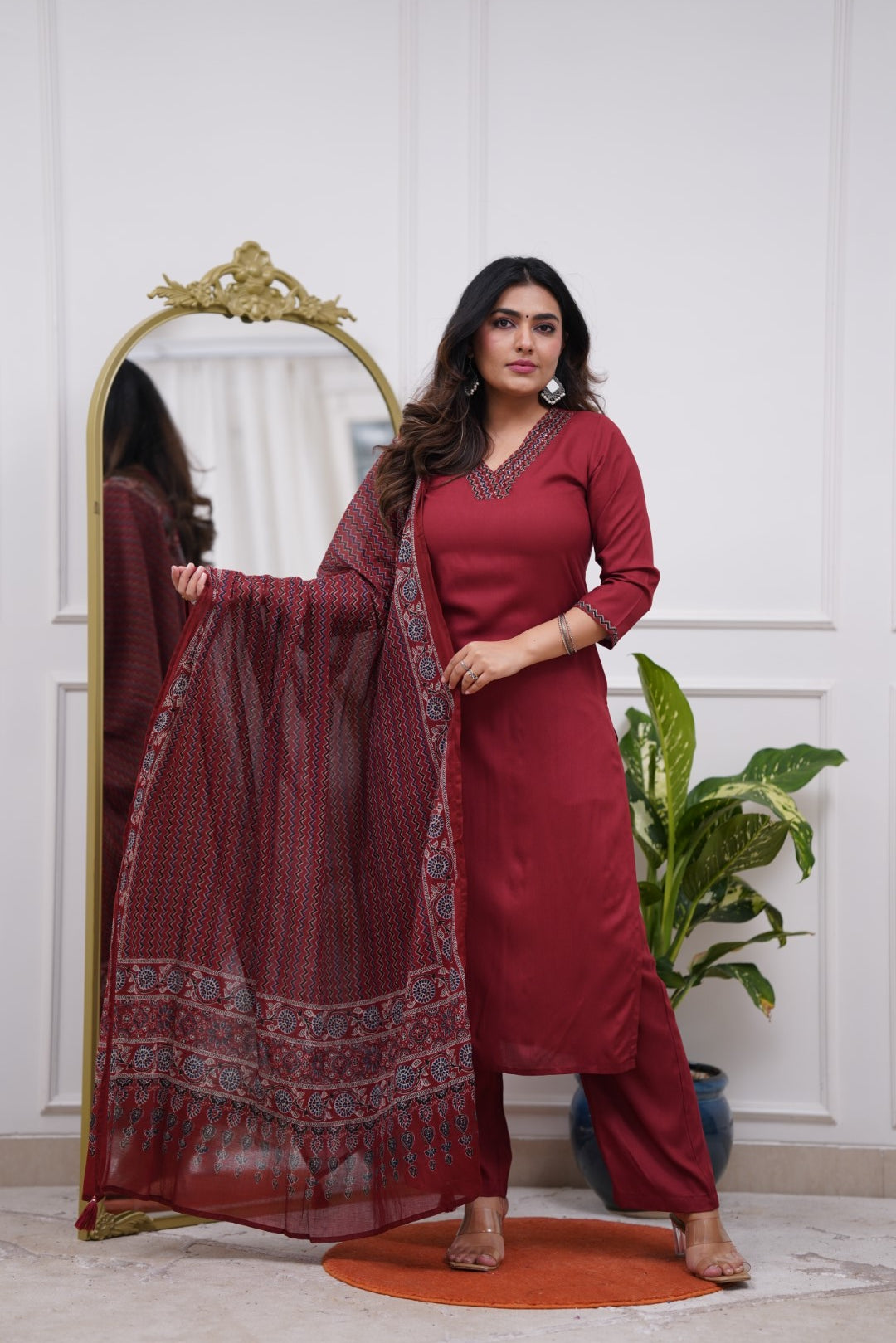 Dupatta Pant Set