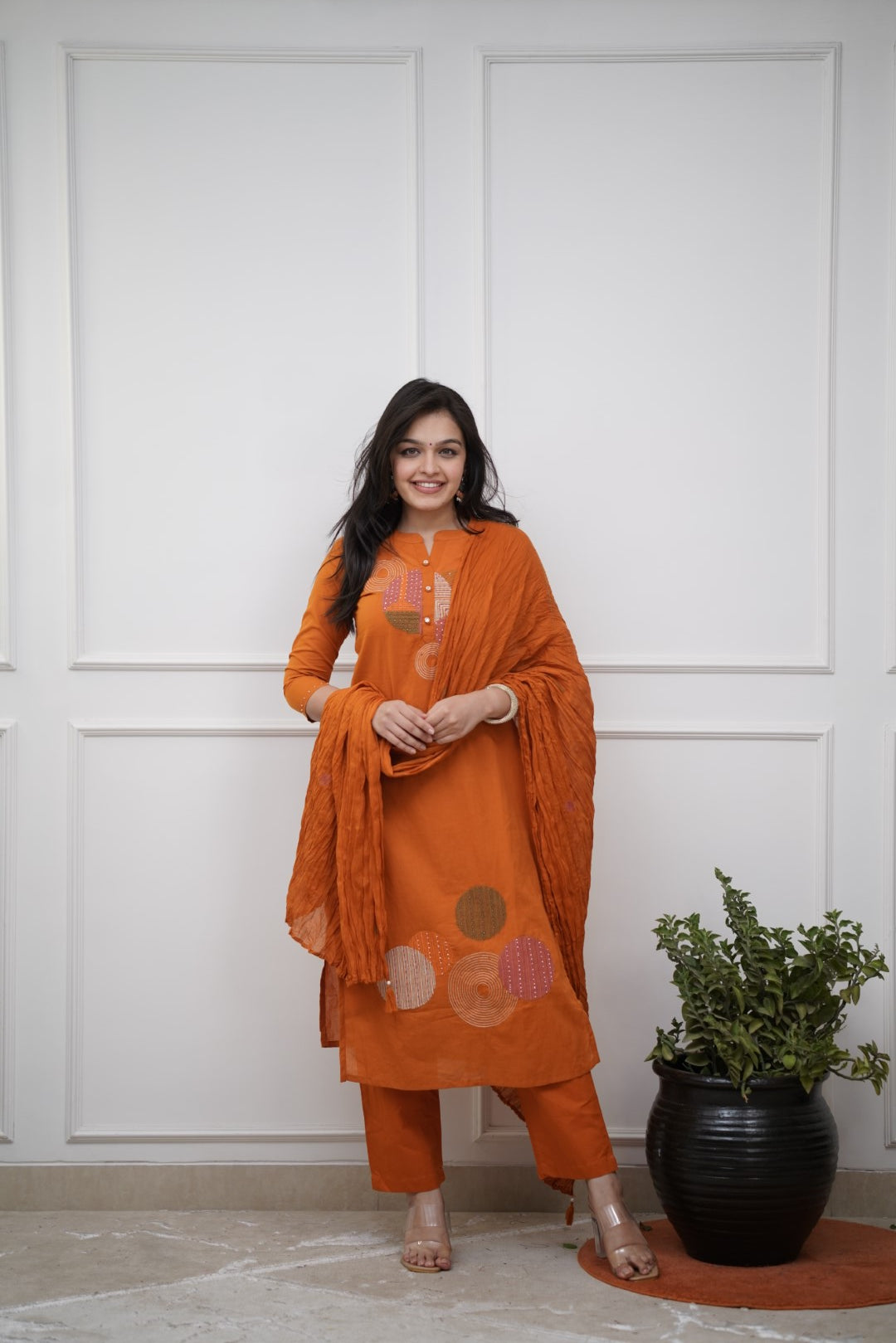Dupatta Pant Set