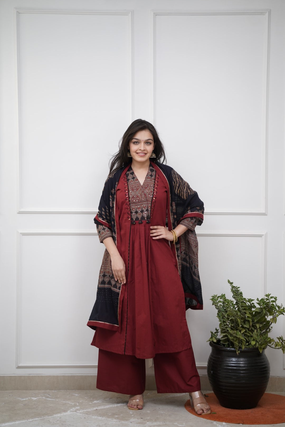 Dupatta Pants Set