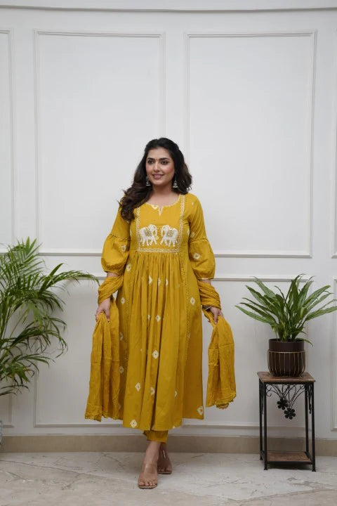 Dupatta Pants Set