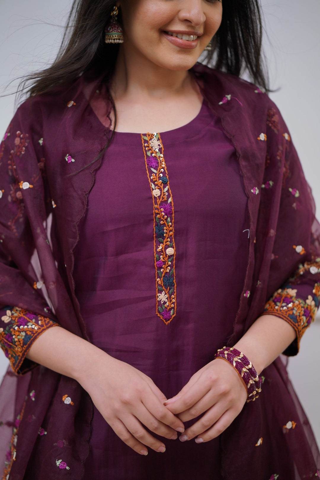 Dupatta Pants Set
