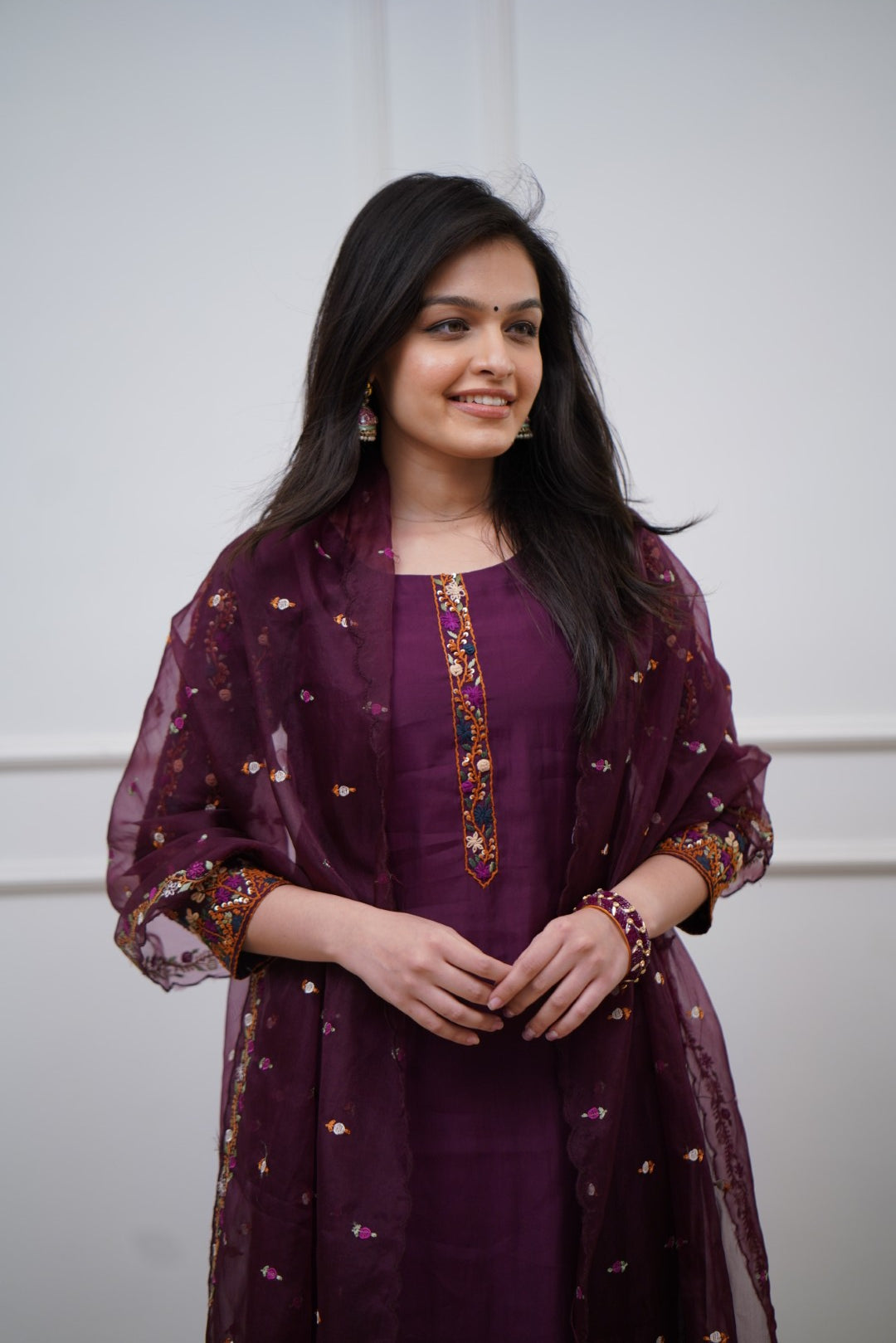 Dupatta Pants Set