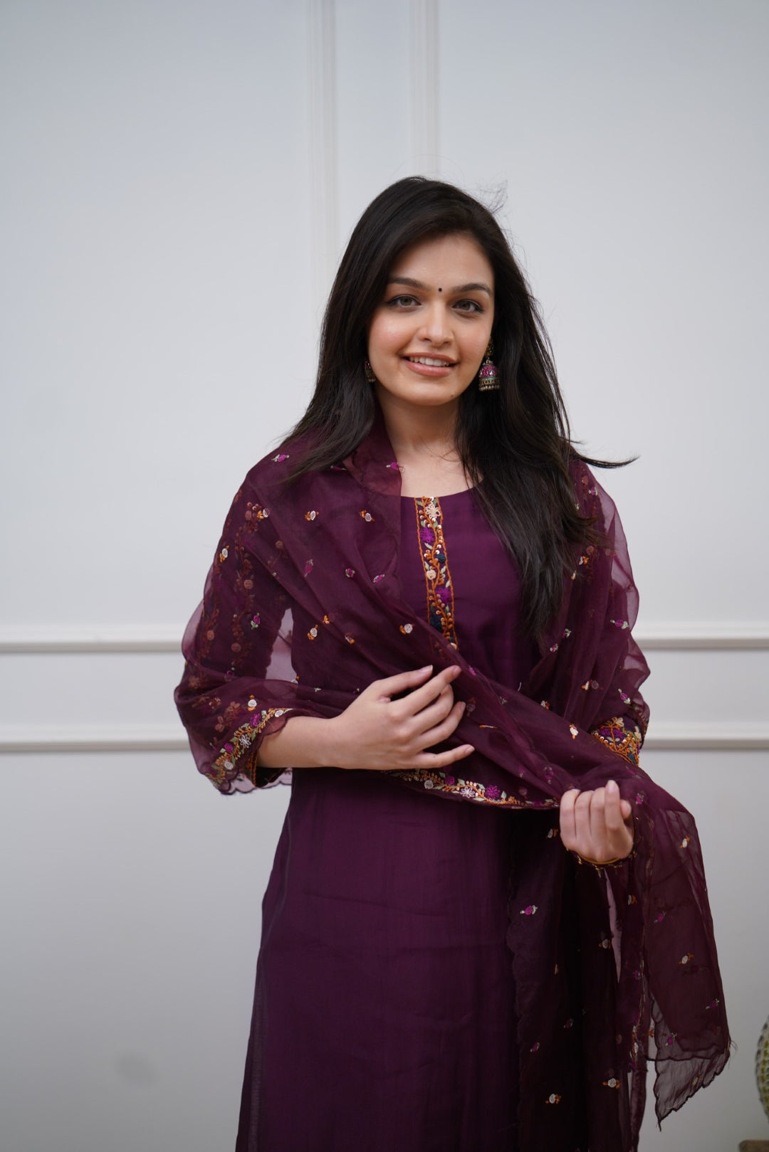 Dupatta Pants Set