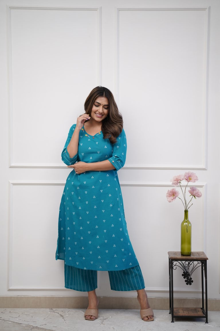 Kurta Plazo Set