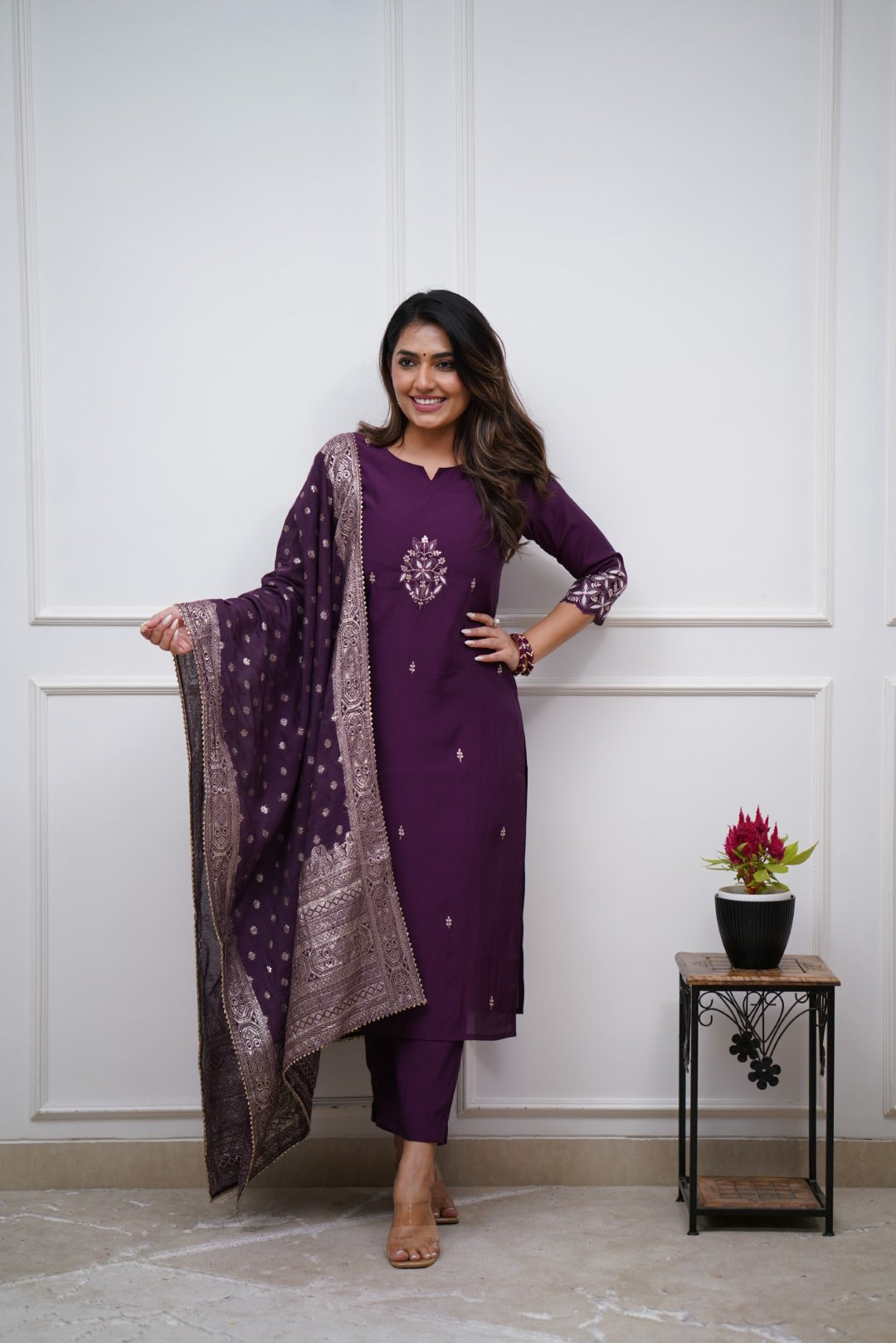 Dupatta Pant Set